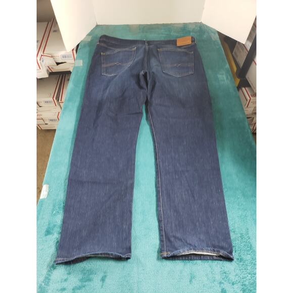 Lucky Brand Jeans Size 38x30 Mens Blue Pants Stretch 410 Athletic Slim Straight - Picture 10 of 13